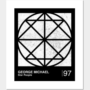 George Michael / Minimalist Style Graphic Fan Artwork Posters and Art